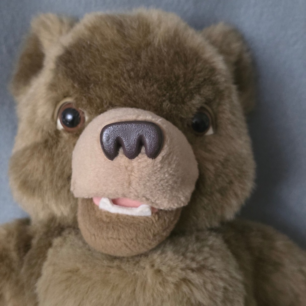 Maurice Sendak Little Bear Plush Kids II 15" Brown Vintage 1998 Toy Teddy Bear